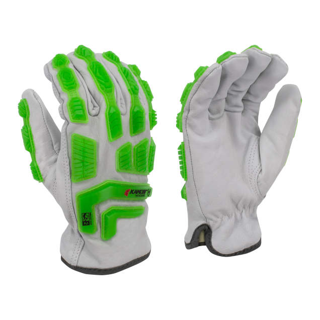 Radians RWG50 KAMORI Cut Level A5 Goatskin Impact Work Glove with TPR