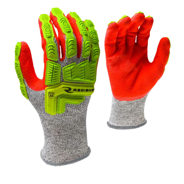 Radians RWG603 Cut Protection Level A5 Sandy Foam Nitrile Coated Glove