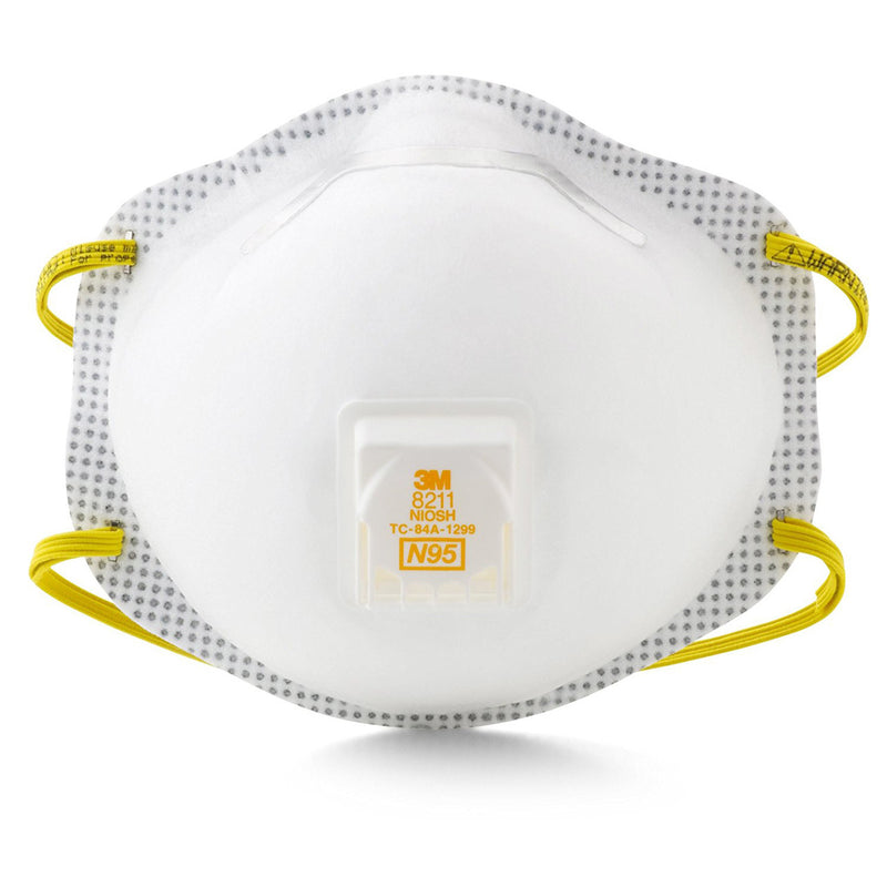 3M 8511 N95 Respirator, (Box of 10)