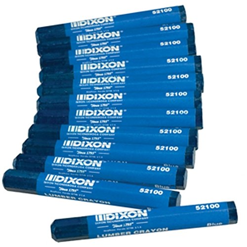Dixon® Industrial Lumber Crayons, 1 Each, White