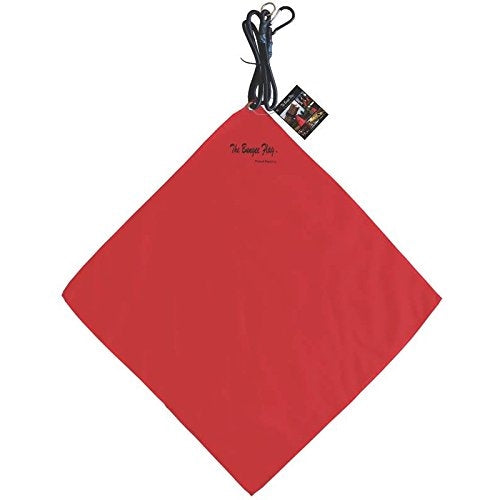 Bungee Flag, Tailgate Warning Flag - Red