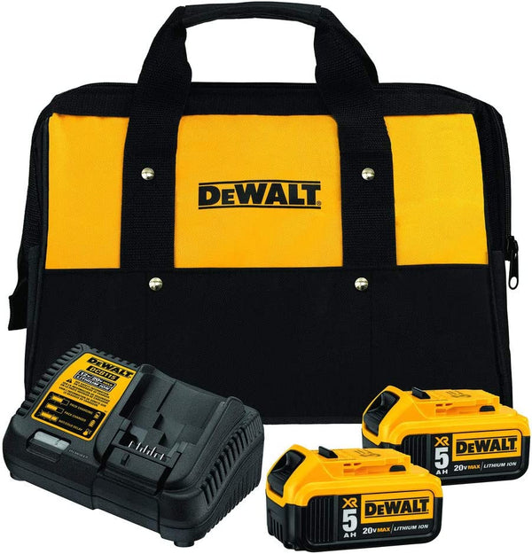 DeWalt 20V Max 5.0Ah @ Battery Starter Kit, DCB205-2CK