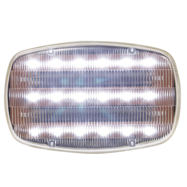 LED Battery Operated Magnetic Safety Flashers - Clear