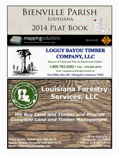 Bienville Parish Plat Map Book - Landowner Map 2014