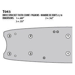 34 In. Harvester Bar for Timbco 34 Inch Saw Heads
