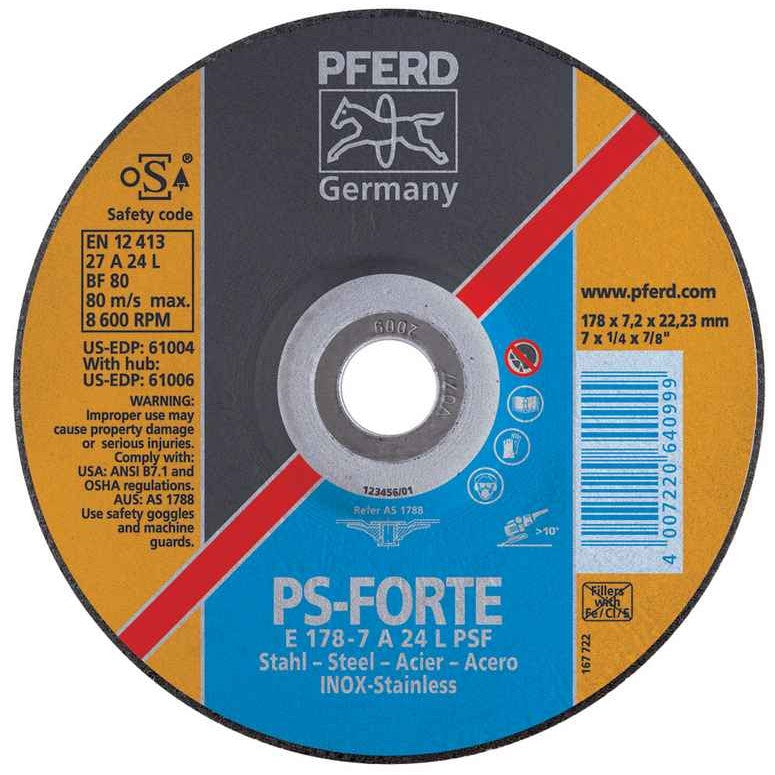PFerd Stainless Steel Grinding Wheel, 61002