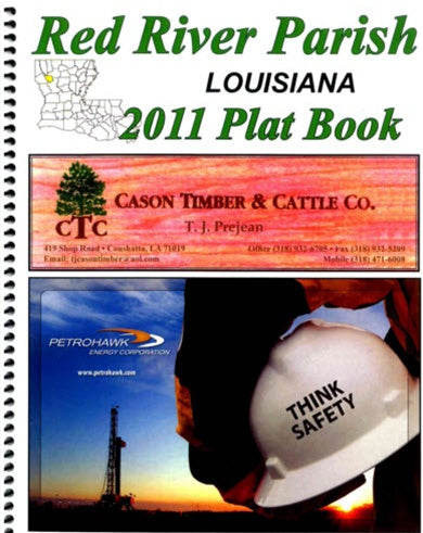 Red River Parish Louisiana Plat Book, OL-Red River