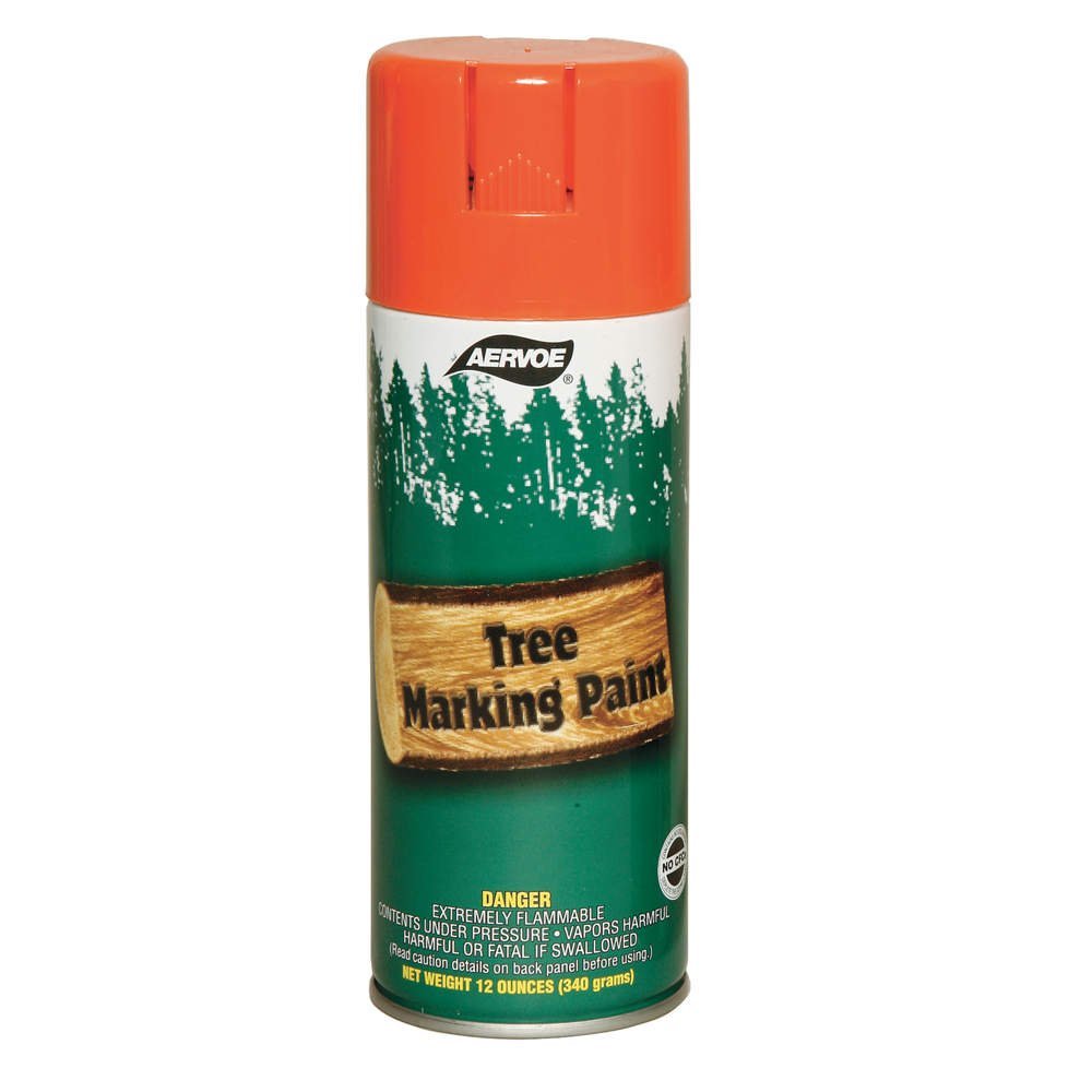 spray paint for marking out garden Aervoe 620 Tree Marking Paint, Orange, 16 oz
