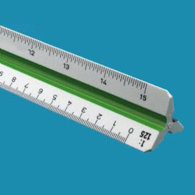 Alvin 740PM Metric Plastic Triangular Scales