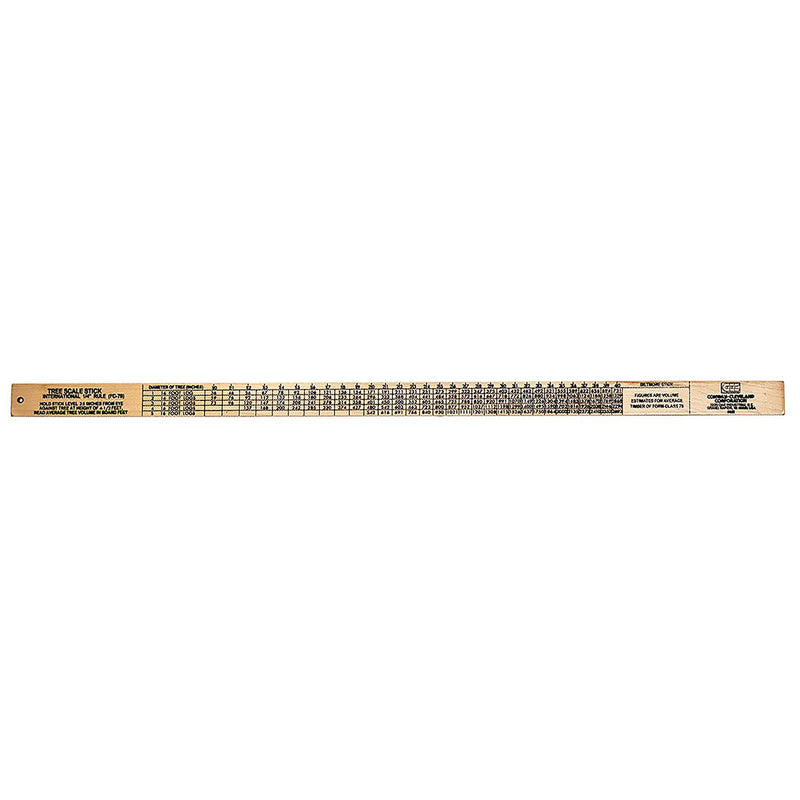 Logging Scale Sheets Log Rules & Scale Sticks for Timber Scaling | CSP Forestry