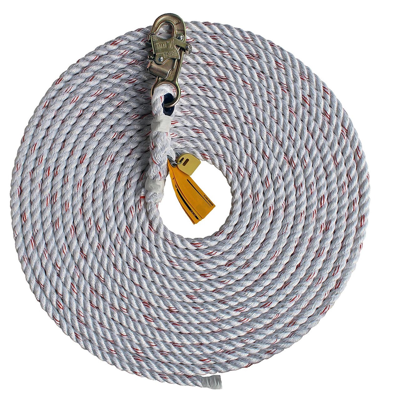 DBI-Sala Lifeline 5/8" Double Locking Dropline Rope w/ Snap Hook, 50' & 100'