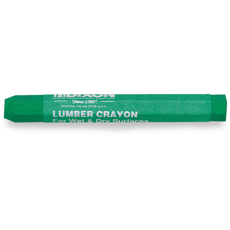 Dixon Lumbar Crayons - Green - Box of 12 - Kara Company, Inc.