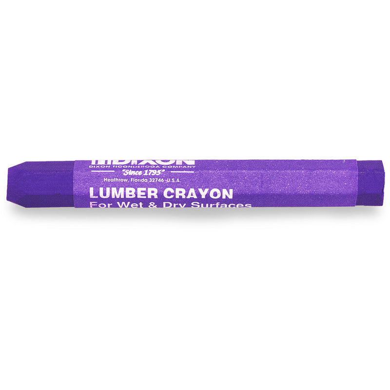 Lumber Crayon #500, 1/2 in dia, 4.75 in L, Purple, 1 - Fred Meyer