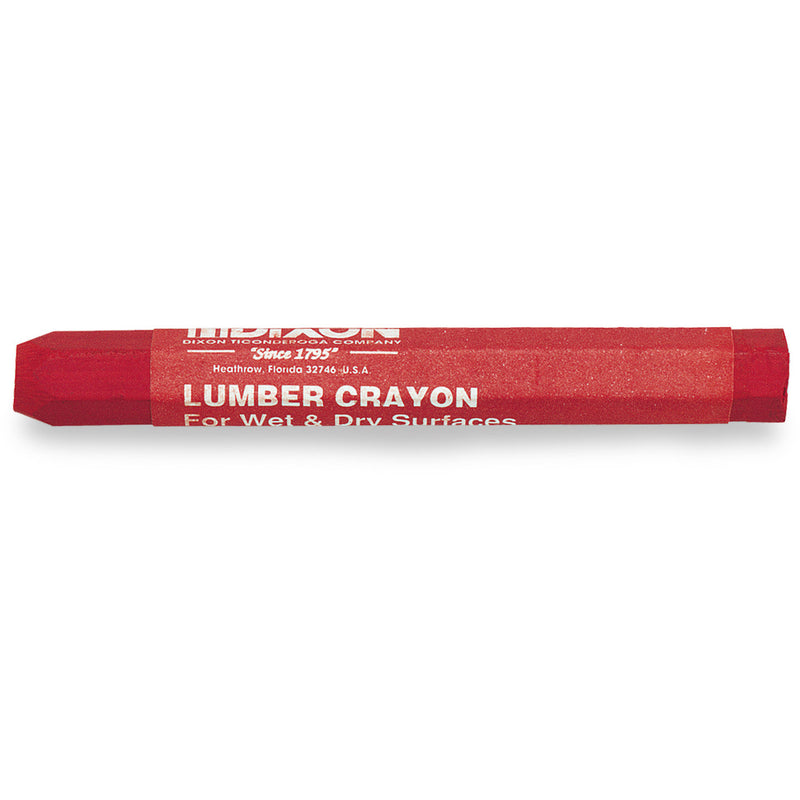 Dixon Ticonderoga China Markers Wax Pencils - Red Set of 12