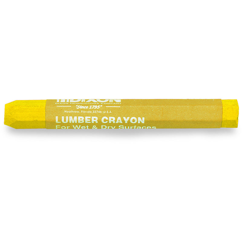 Dixon Ticonderoga 00073 Yellow Standard China Marker - 12/Pack - A. Louis  Supply