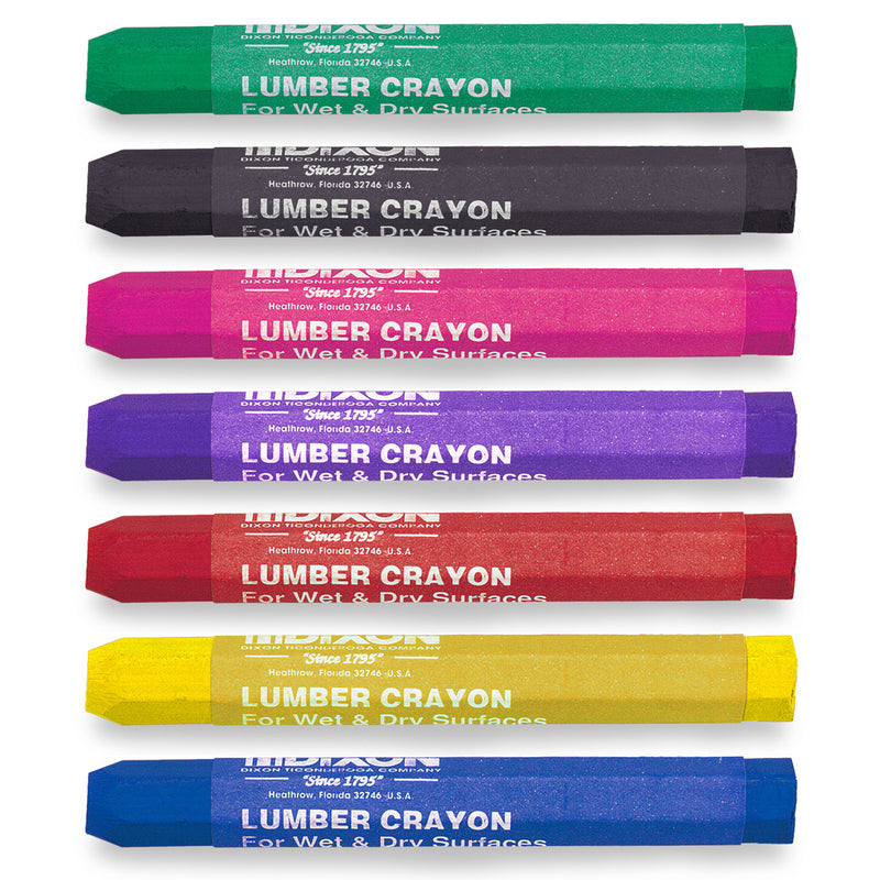 Dixon Hex Yellow Lumber Crayon in the Writing Utensils department