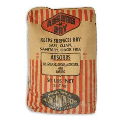 Floor Dry Clay Based Absorbent, 50 lb bag