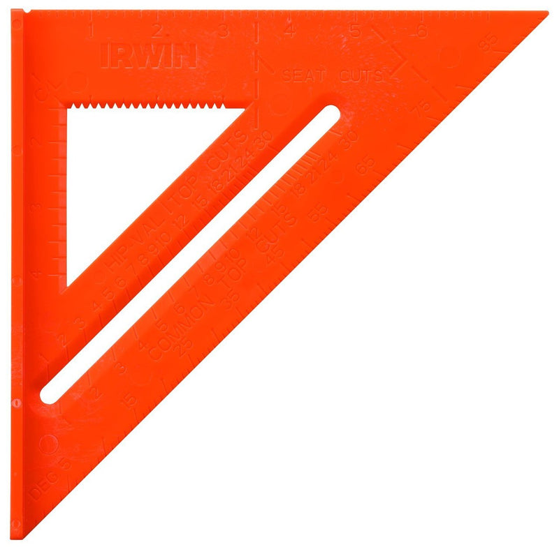 Irwin 8" Hi-Visibility Rafter Square, 1794466