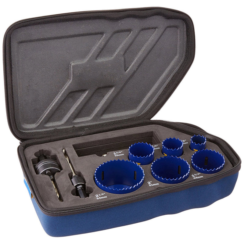 Irwin 9 Piece Electricians Hole Saw Kit, 3073003