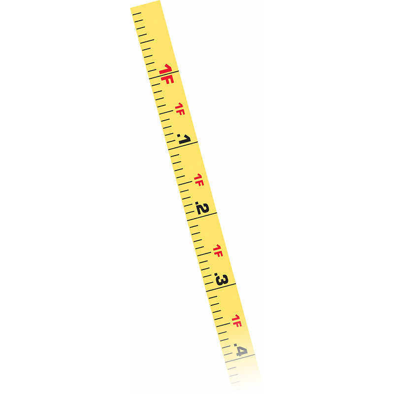 OCM Open Reel Fiberglass Tape Measure Inch Metric Scale, Impact