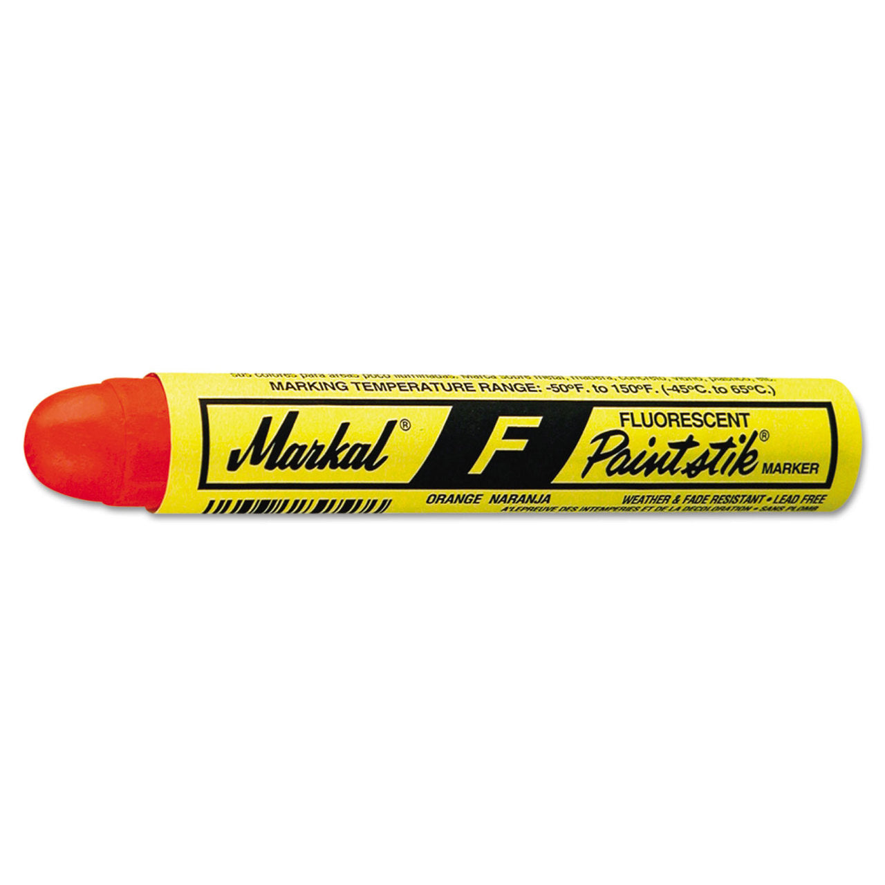 Markal Valve Action Paint Marker, -50F to 150F, Medium Bullet Dura