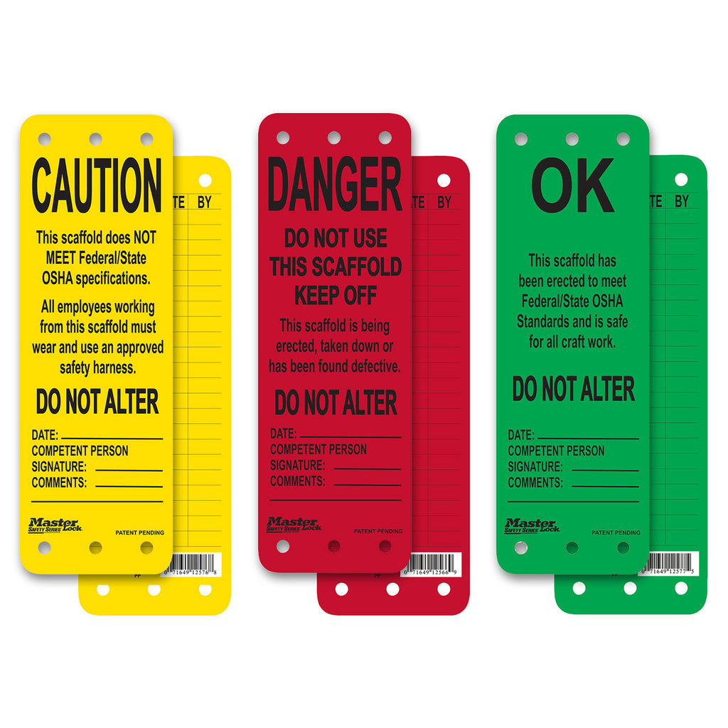 Master Lock Guardian Extreme Scaffold Tags | CSP Forestry
