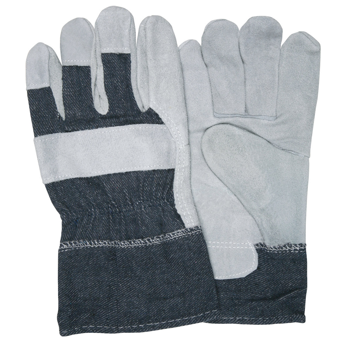 Memphis Split Shoulder Gloves 2-1/2" Denim Safety Cuff Gloves
