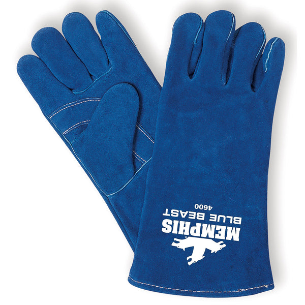 Memphis Blue Beast Premium Welders Gloves, 4600