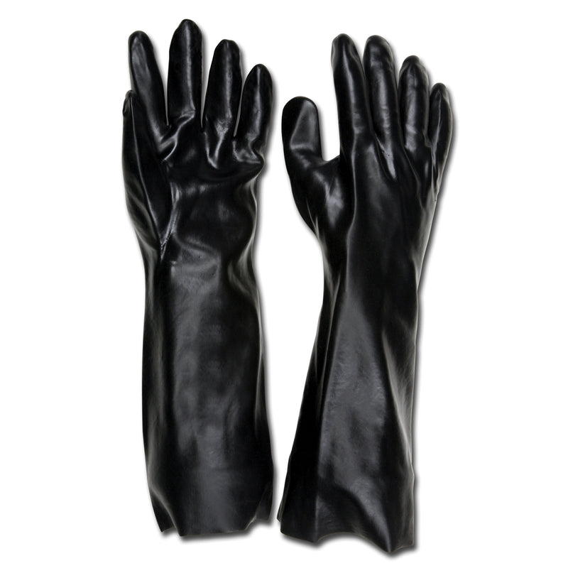 Memphis Single Dipped PVC Coated Interlock Lined Gloves, 12" - 14" Gauntlet