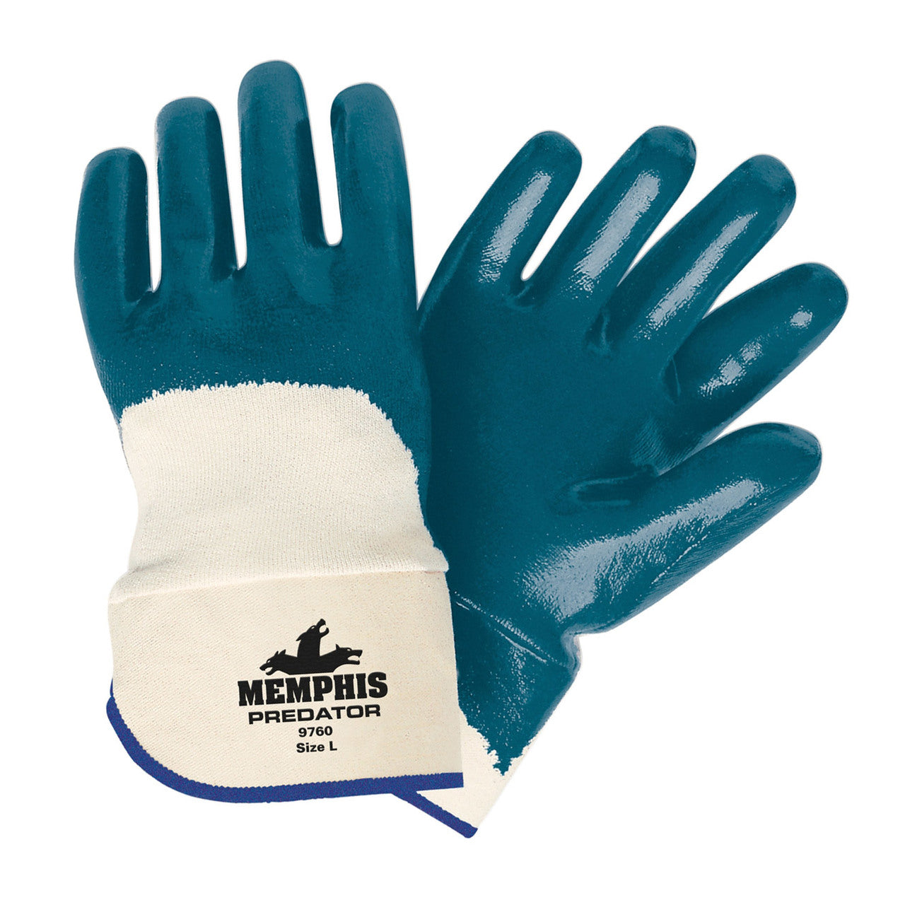 Memphis Palm Coated Predator Thick Premium Nitrile Gloves, 9760