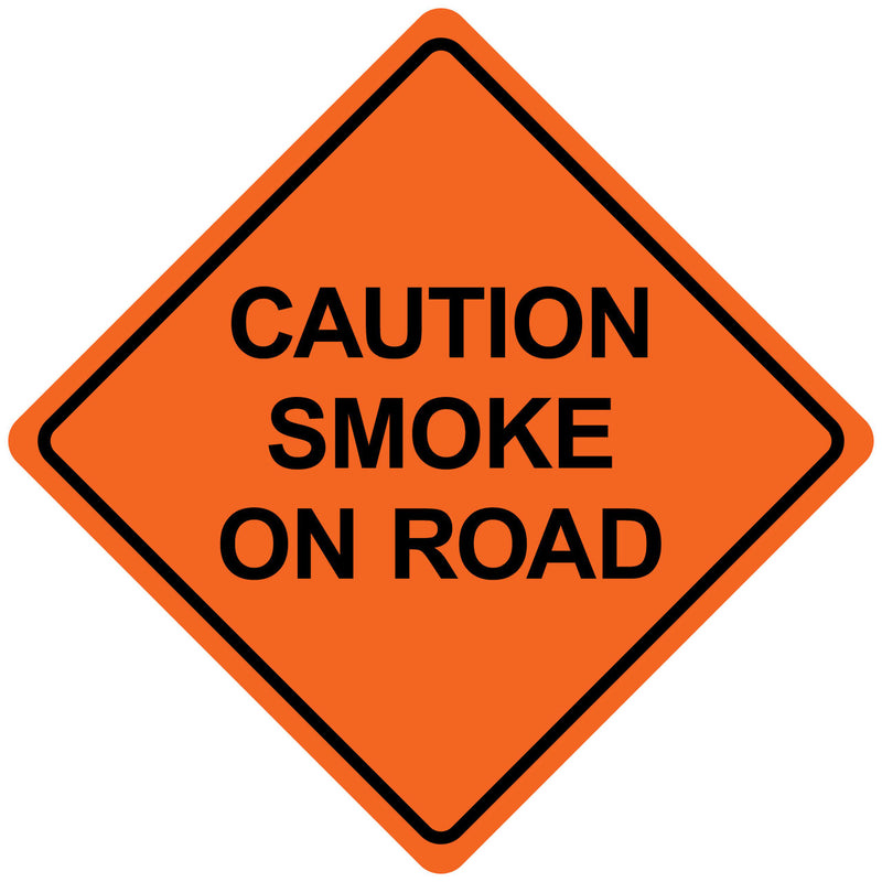 36" x 36" Mesh Safety Signs, w/ Ribs
