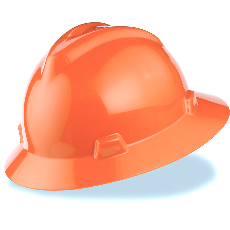 MSA Full Brim Hard Hat (Four Point Staz-On Suspension)