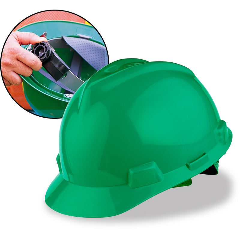 MSA Cap Style Hard Hat (Fas-Trac Ratchet Suspension)