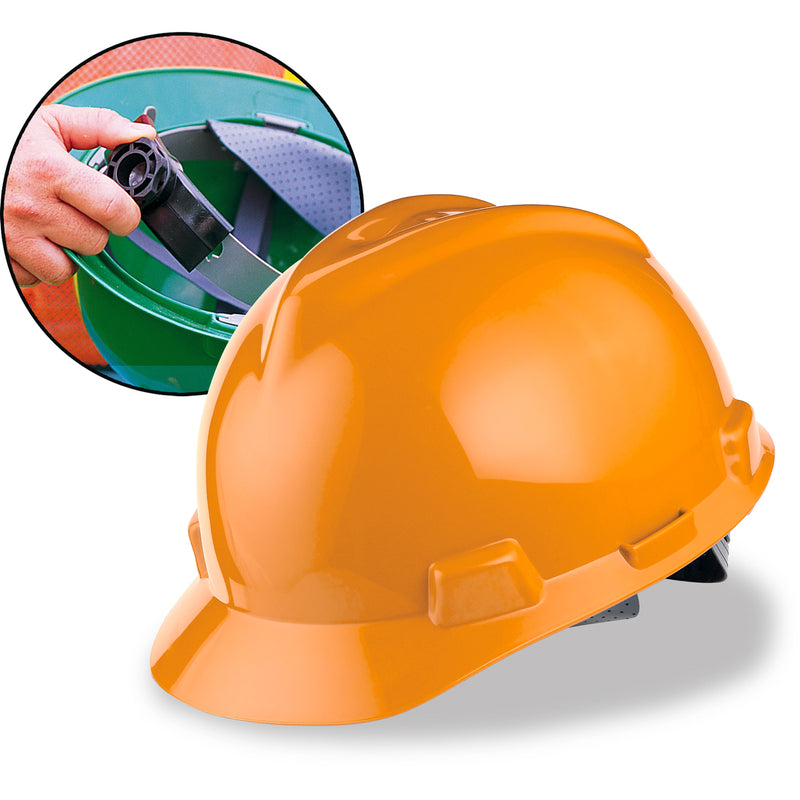 MSA Cap Style Hard Hat (Fas-Trac Ratchet Suspension)