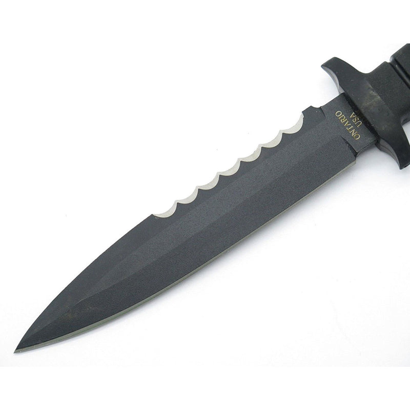 Ontario Spec Plus SP15 LSA Survival Fixed Blade Knife & Sheath, 8415