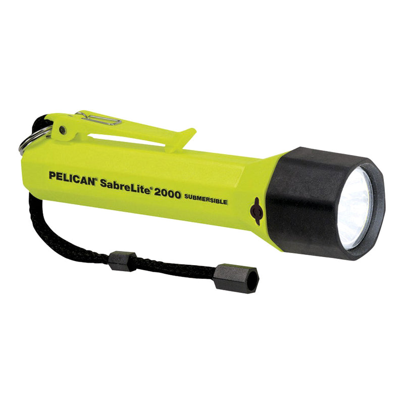 Pelican Sabrelite 2000 Safety Flashlight - Yellow, 2000CYEL