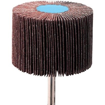 Pferd 60 & 80 Grit Aluminum Oxide Mounted Flap Wheel - 3" x 1" x 1/4" Shank