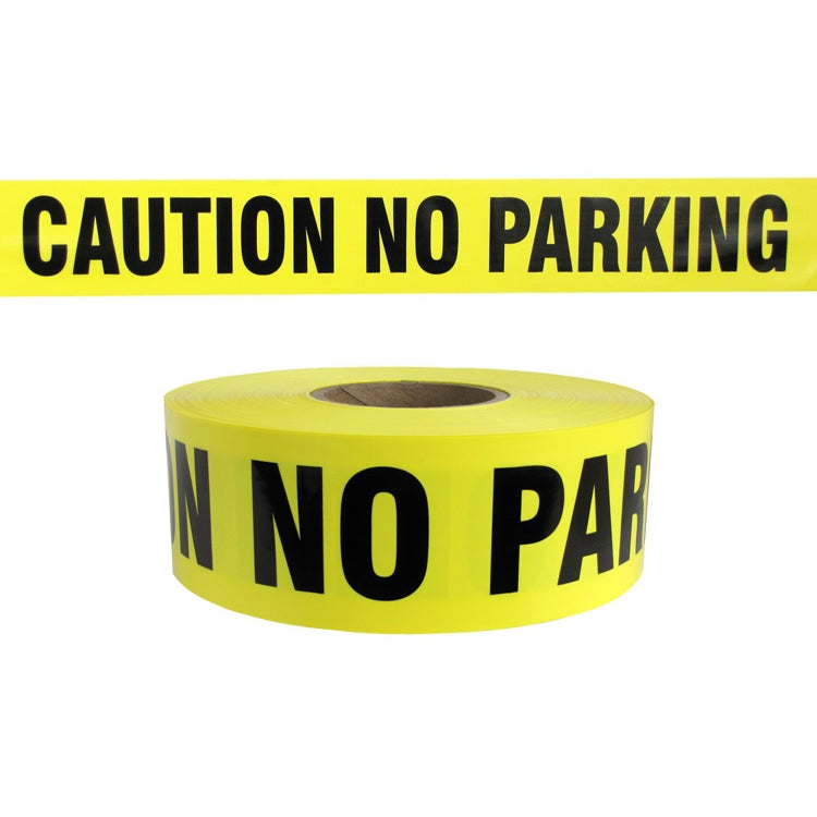 Presco Yellow Caution No Parking Barricade Tape, B3103Y7