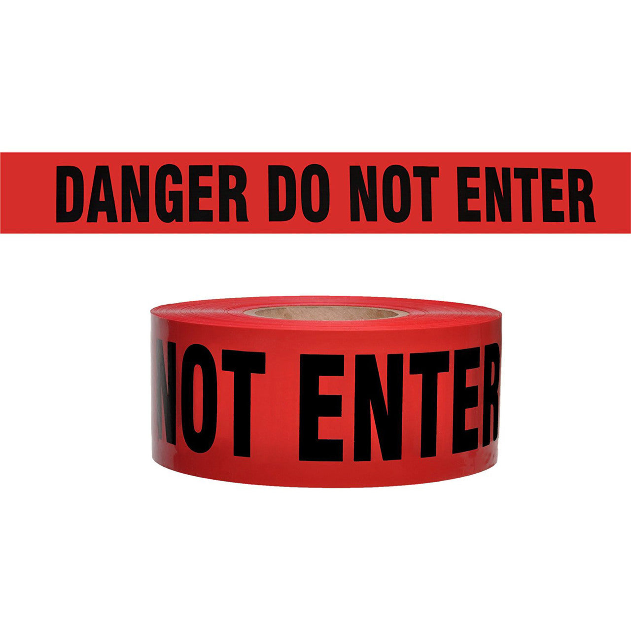Presco Red Danger Do Not Enter Barricade Tape - B333R21