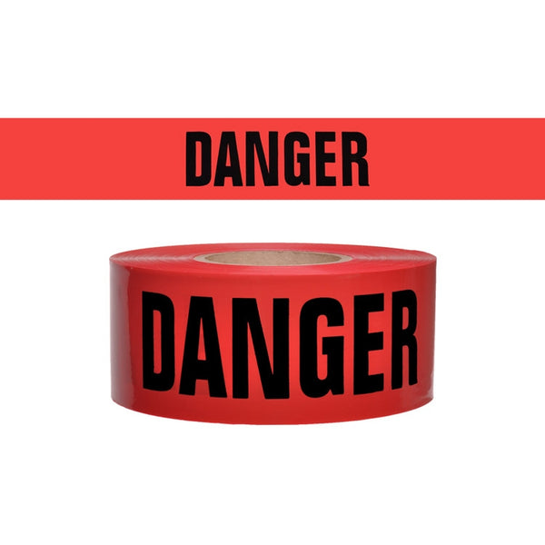 Presco Red Danger Barricade Tape, B3103R21