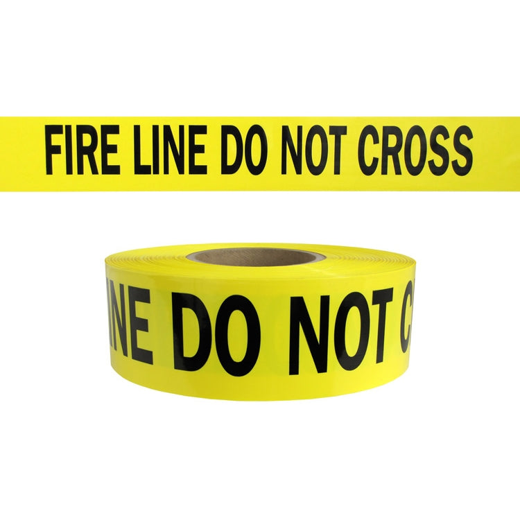 Presco Yellow Fire Line Not Cross Barricade Tape, B3103Y15