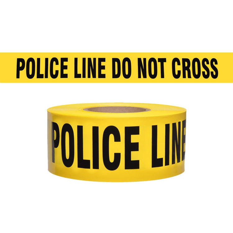 Presco Yellow Police Line Do Not Cross Barricade Tape, B3103Y11