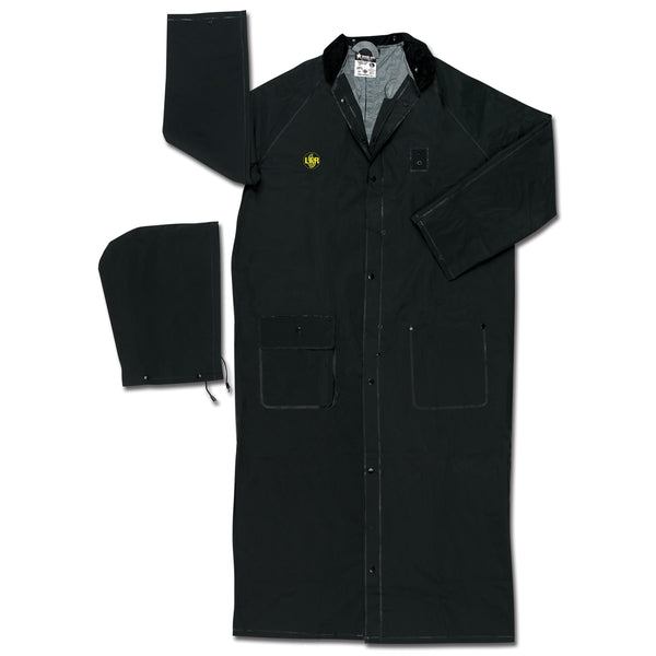 River City Black FR Duster Raincoat, FR267C | CSP Forestry