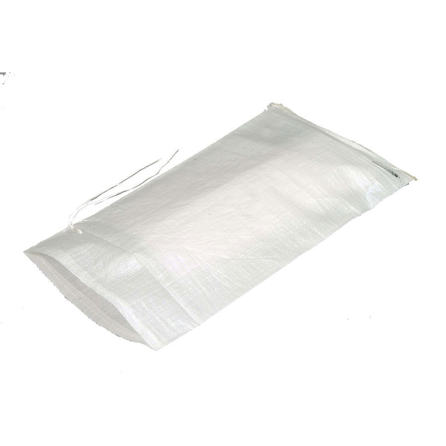 Empty White Sandbag with Tie, 100A