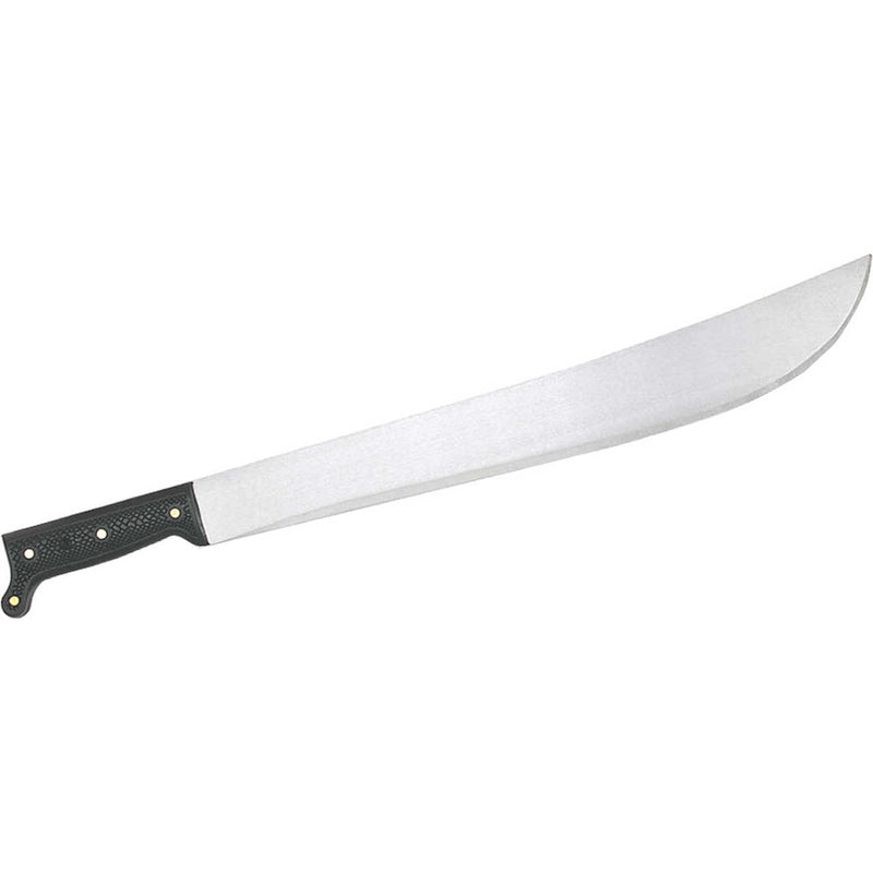 Crude 10 Inch Carbon Steel Outdoor Brush Clearing Machete Knife