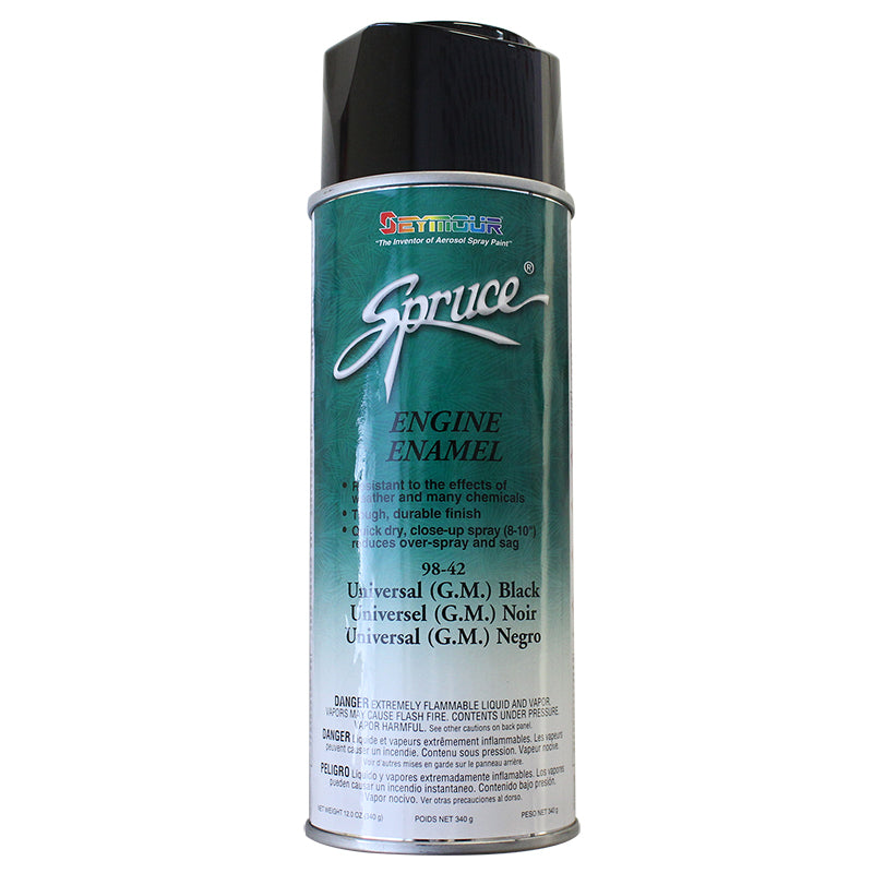 Seymour Universal Black Spruce Enamel Spray Paint, 98-42
