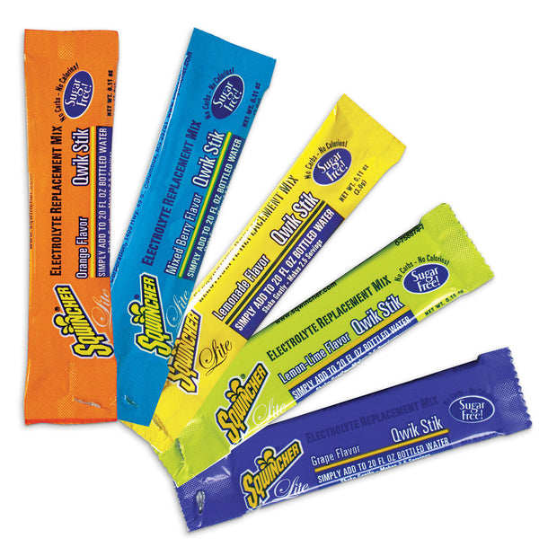 Sqwincher 20 oz. Qwik Stiks Lite, (50 per pack)