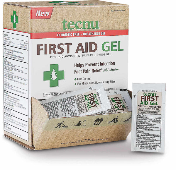 Tecnu First Aid Antiseptic Pain Relieving Wound Gel